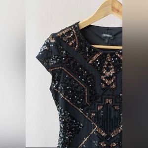 Express Sequin Mini Dress Size S